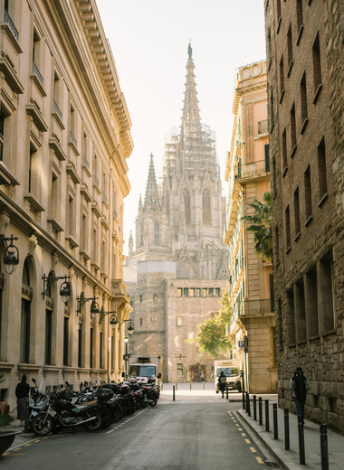 Ciutat Vella neighborhood in Barcelona