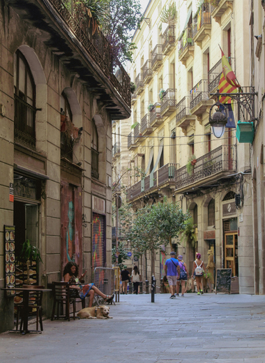 El Born neighborhood in Barcelona