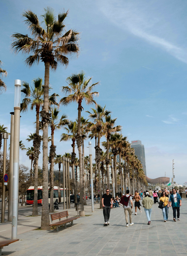 Sant Martí neighborhood in Barcelona